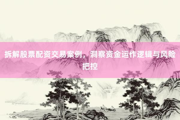 拆解股票配资交易案例，洞察资金运作逻辑与风险把控
